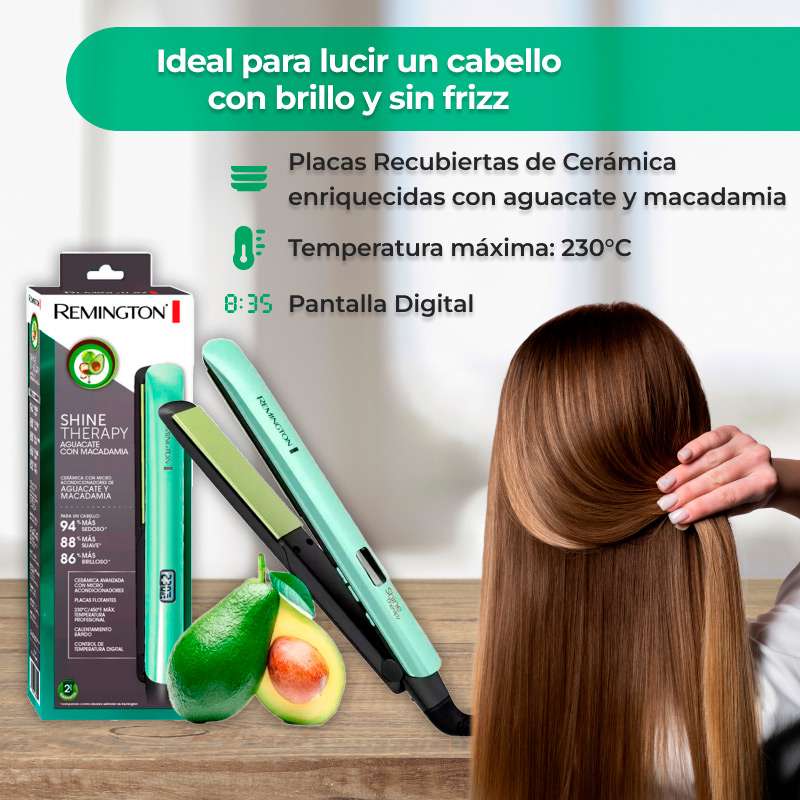 combo aguacate plancha+cepillo+rizador